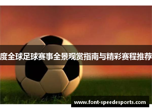 度全球足球赛事全景观赏指南与精彩赛程推荐