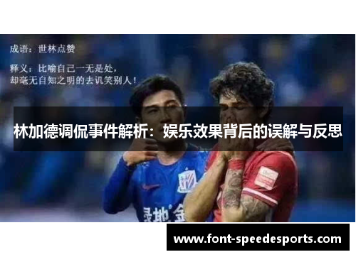 林加德调侃事件解析：娱乐效果背后的误解与反思